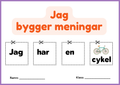 Jag bygger meningar - Häfte