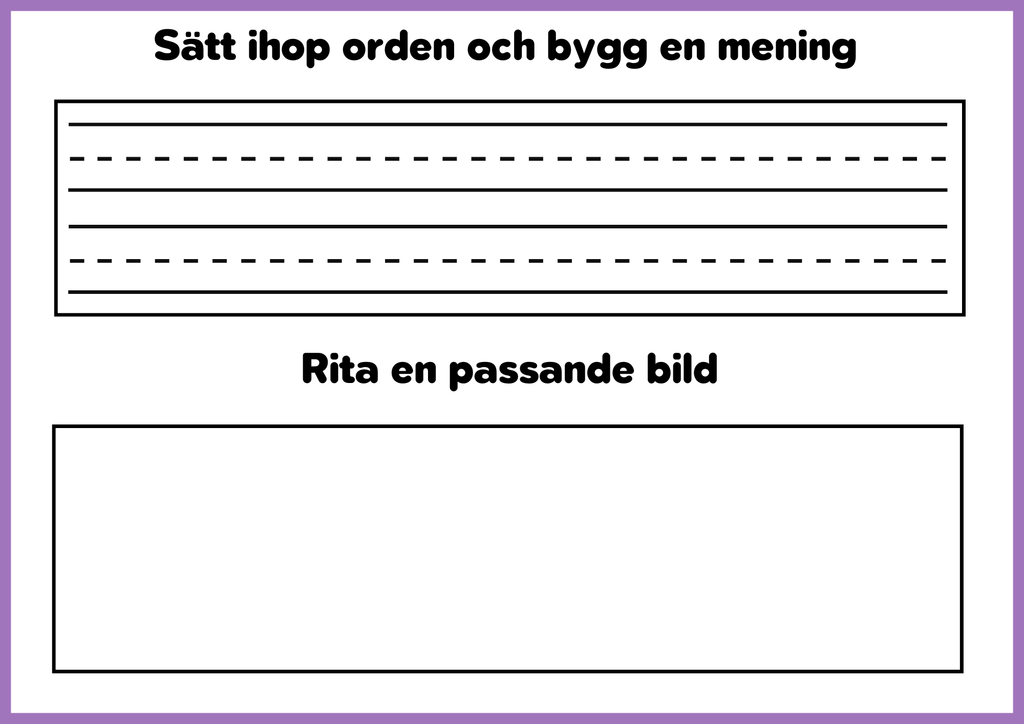 Jag bygger meningar - Häfte