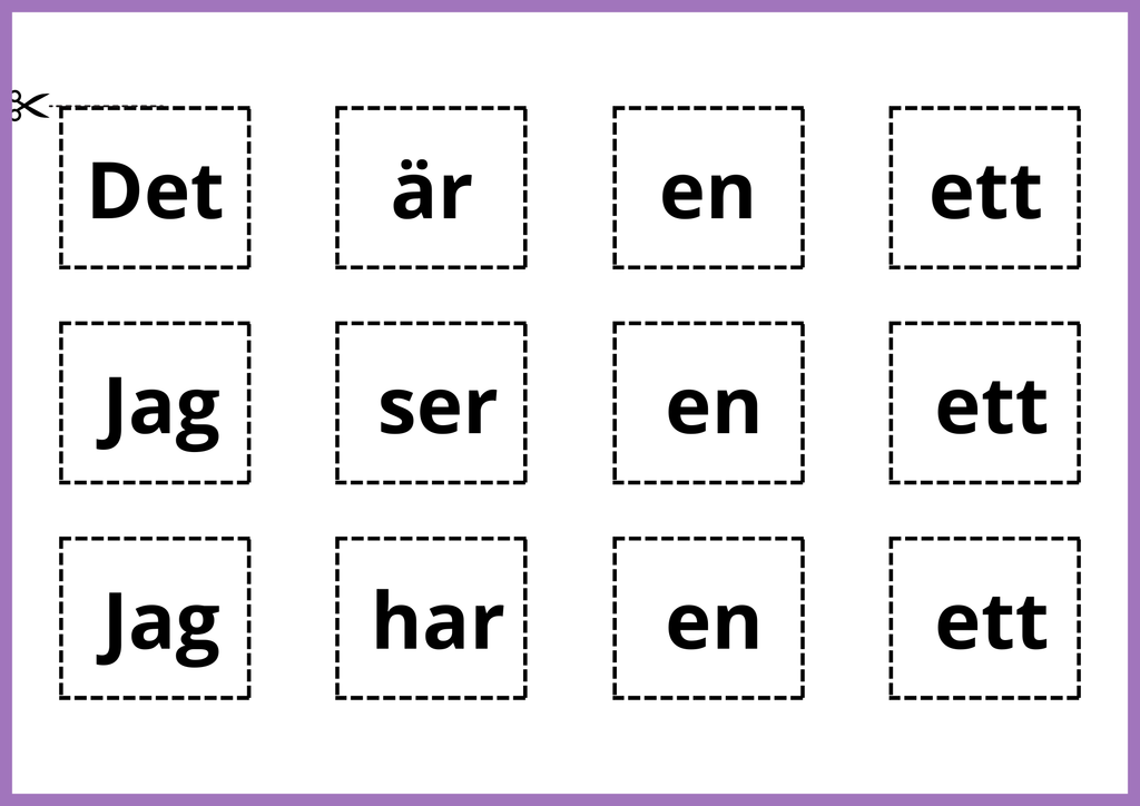 Jag bygger meningar - Häfte