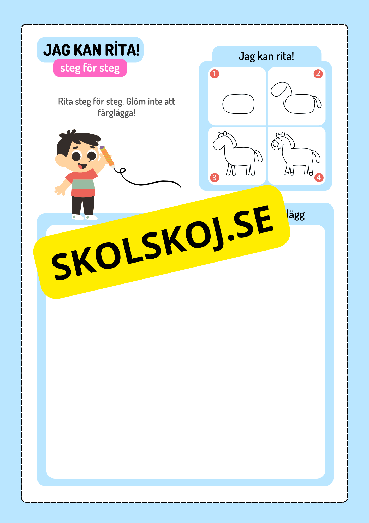 Jag kan rita - Steg för steg