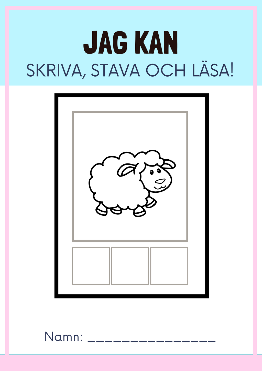 Jag kan stava, skriva och läsa (26 sidor)