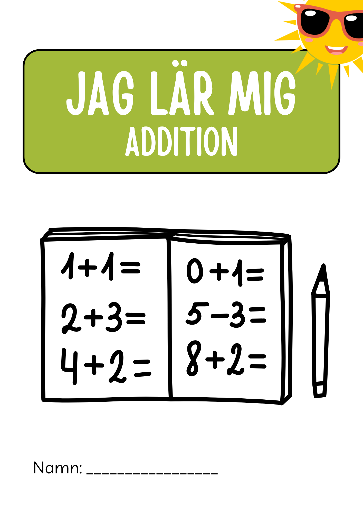 Jag lär mig addition - Häfte