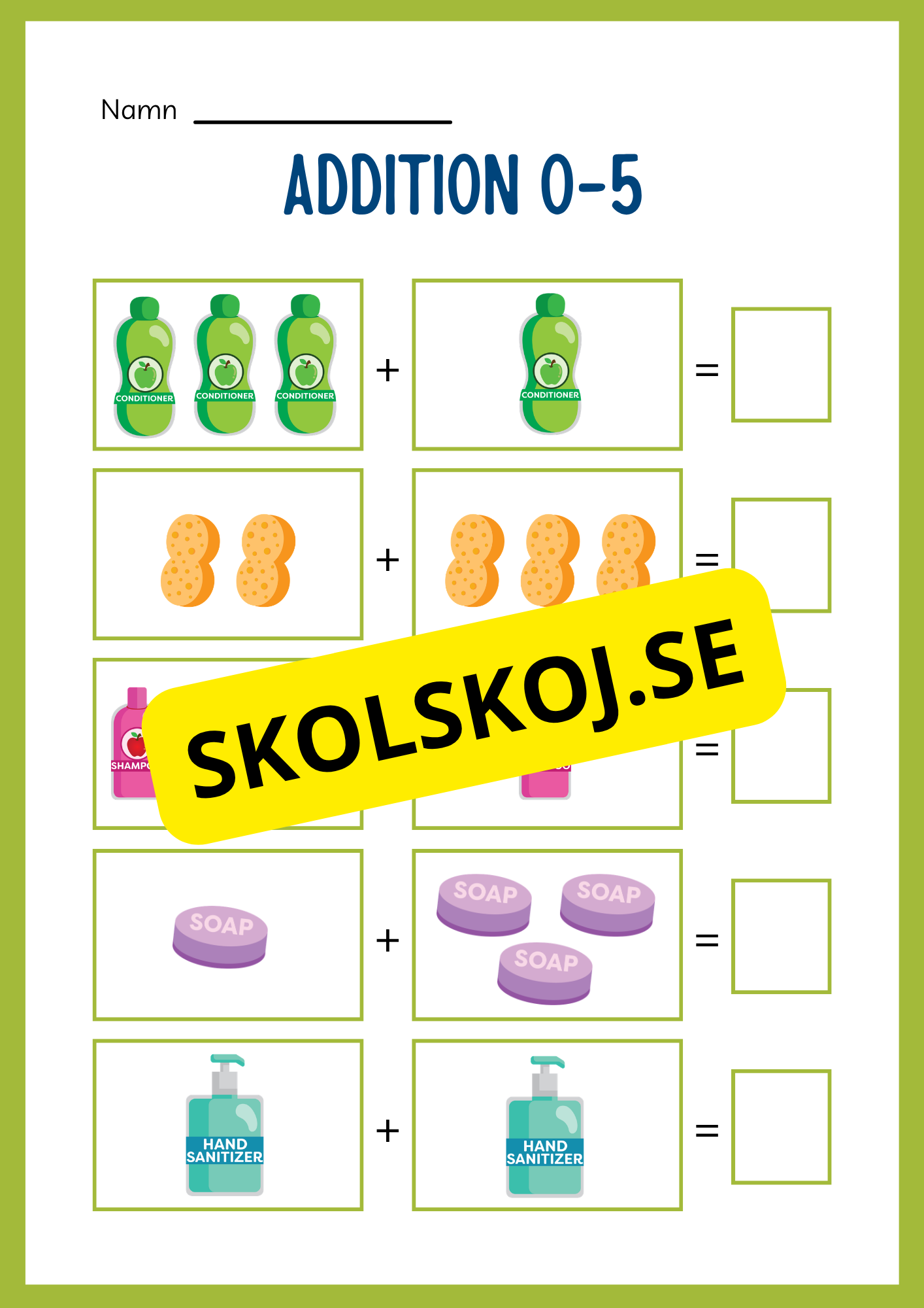 Jag lär mig addition - Häfte