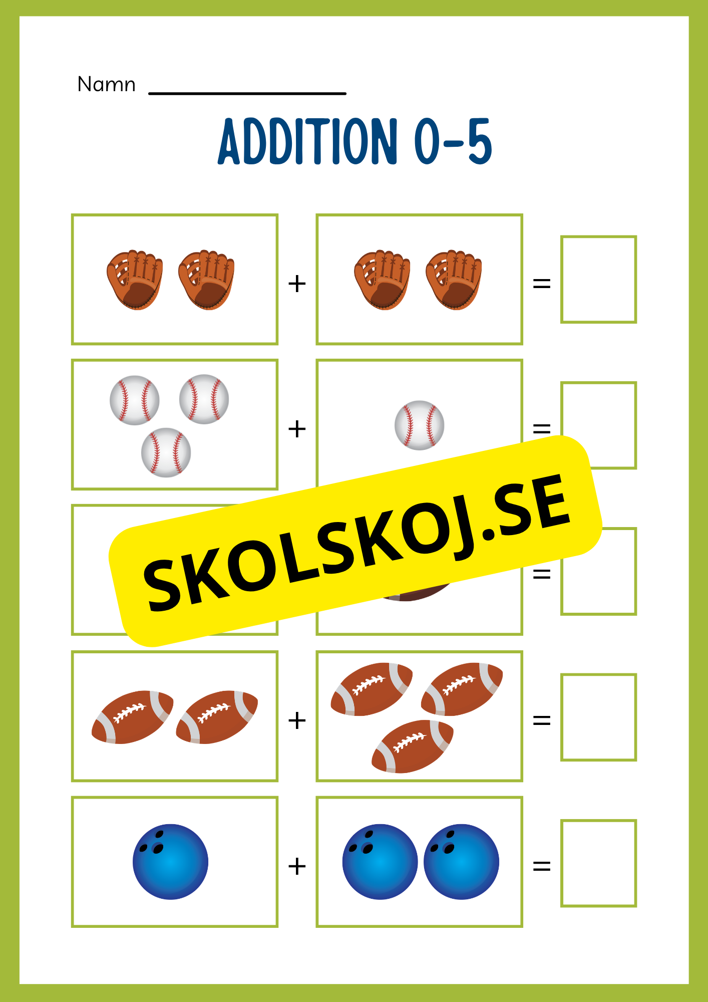 Jag lär mig addition - Häfte
