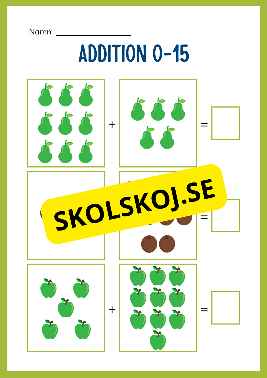 Jag lär mig addition - Häfte