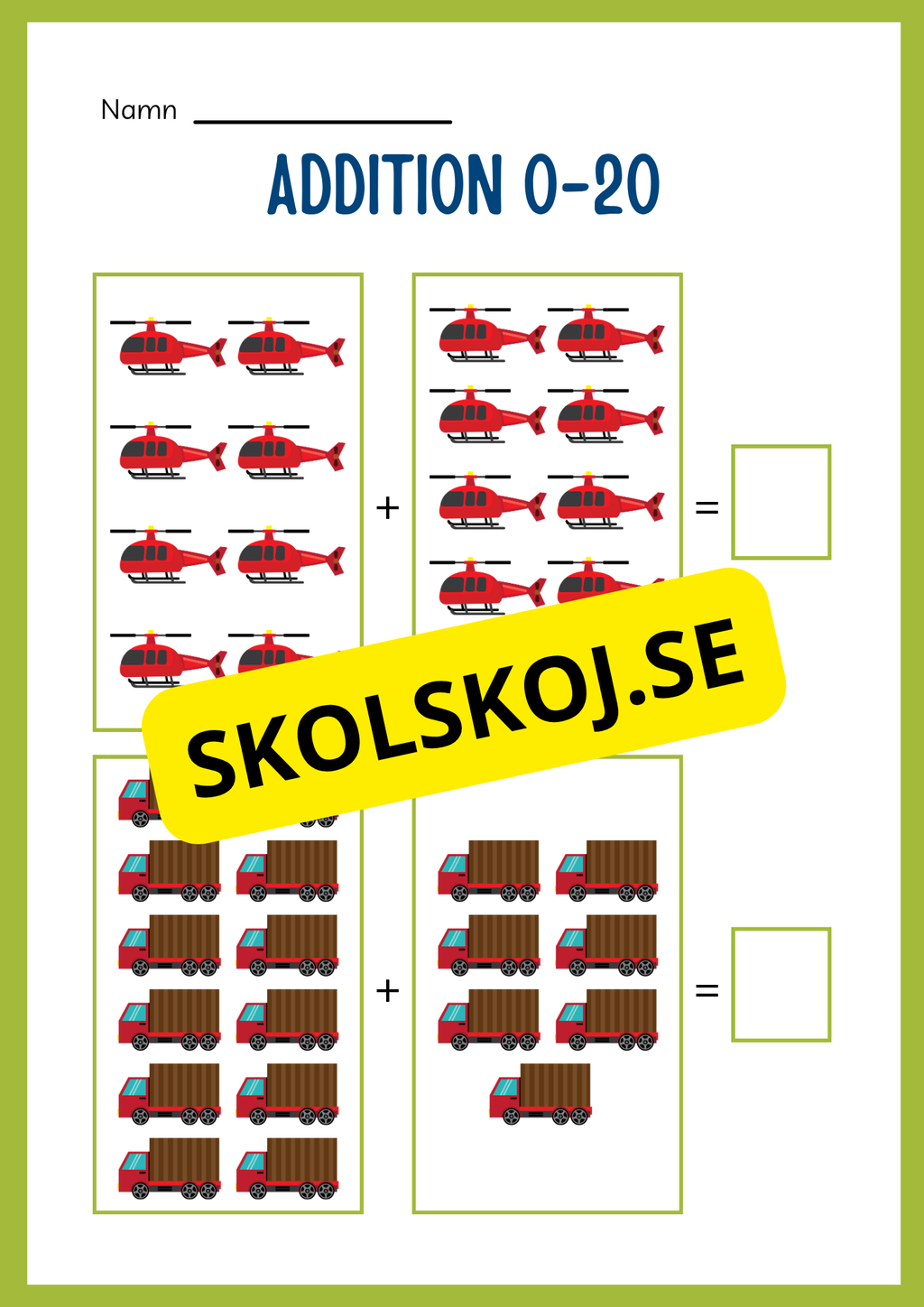 Jag lär mig addition - Häfte