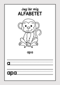 Jag lär mig alfabetet - Häfte