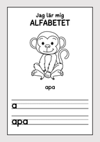 Jag lär mig alfabetet - Häfte
