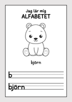 Jag lär mig alfabetet - Häfte