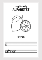 Jag lär mig alfabetet - Häfte