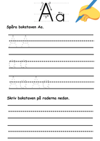 Jag lär mig alfabetet