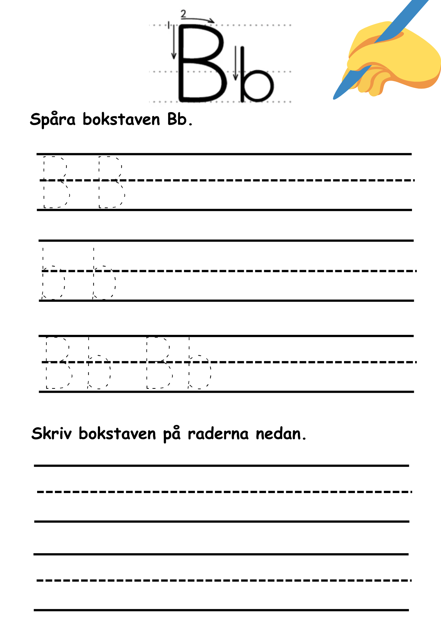 Jag lär mig alfabetet