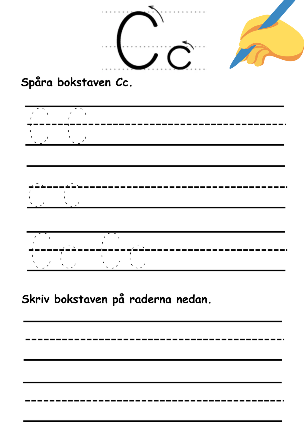 Jag lär mig alfabetet