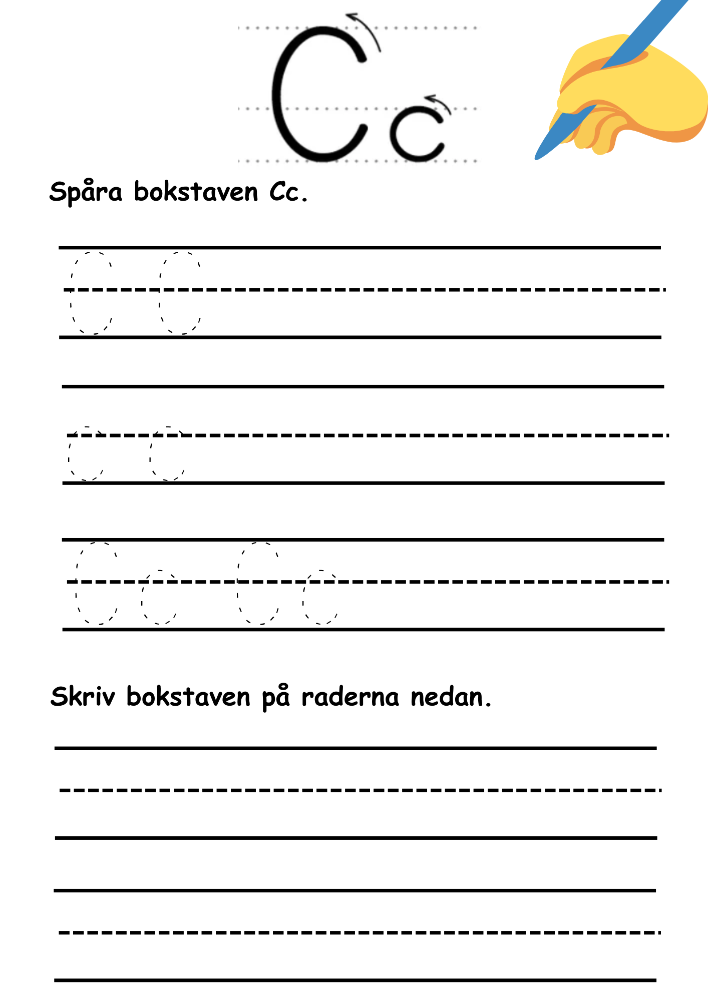 Jag lär mig alfabetet