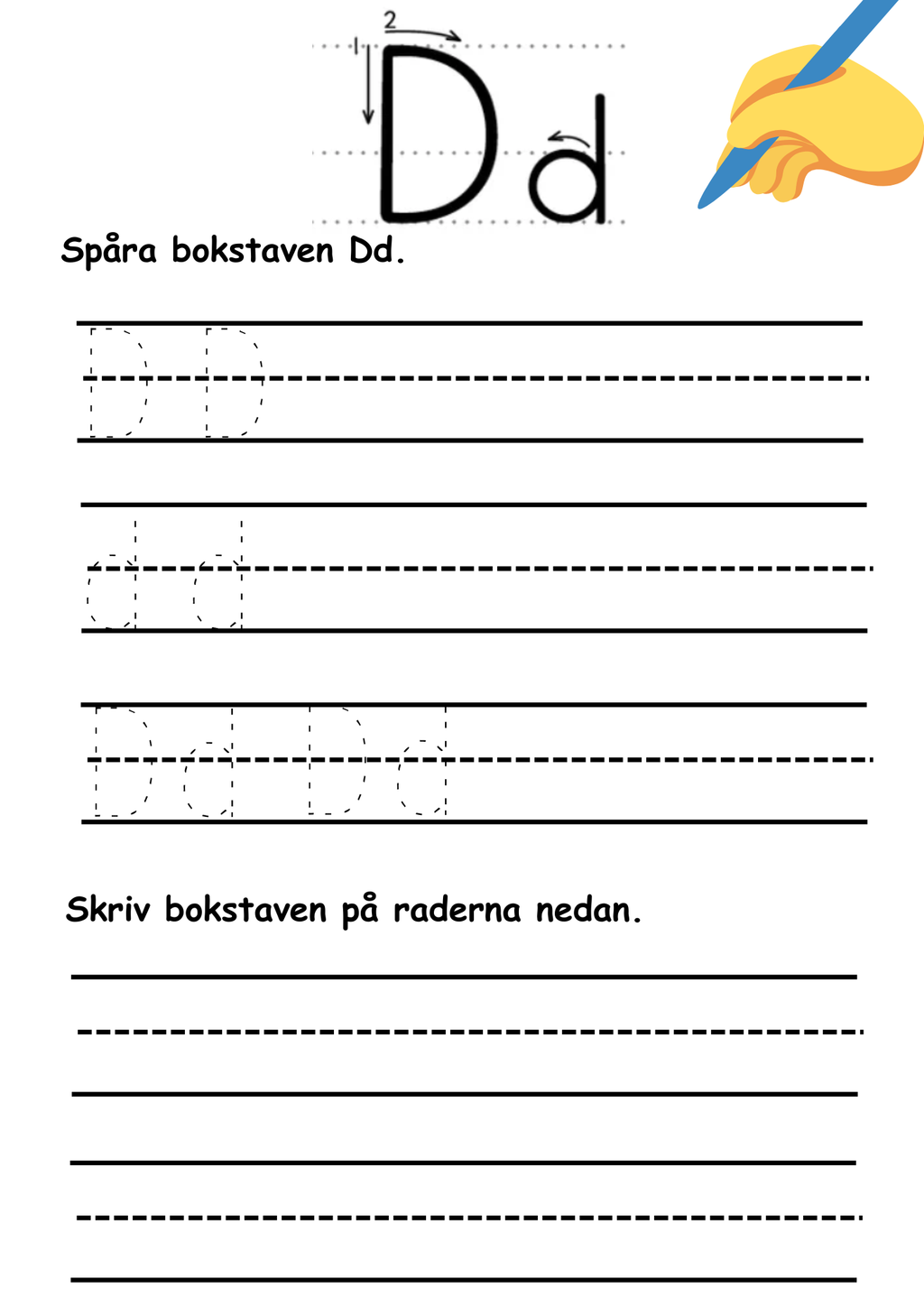 Jag lär mig alfabetet