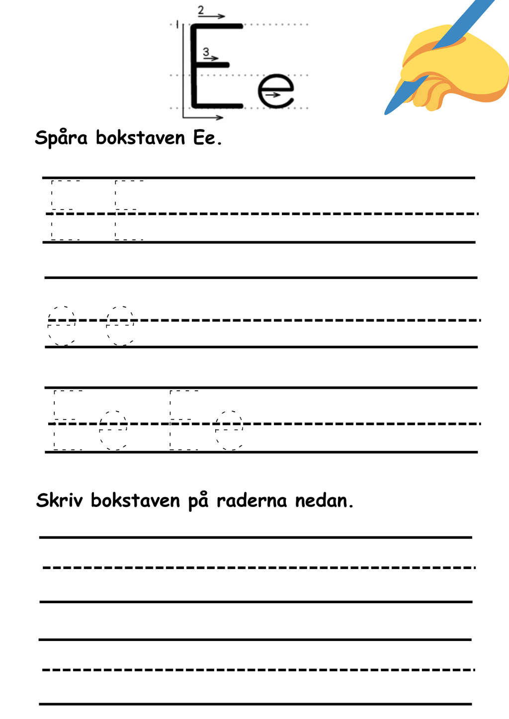 Jag lär mig alfabetet