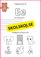 Jag lär mig alfabetet med björnen Björn