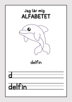 Jag lär mig alfabetet - Häfte (30 sidor)