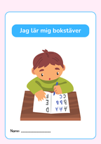 Jag lär mig bokstäver - Häfte (59 sidor)