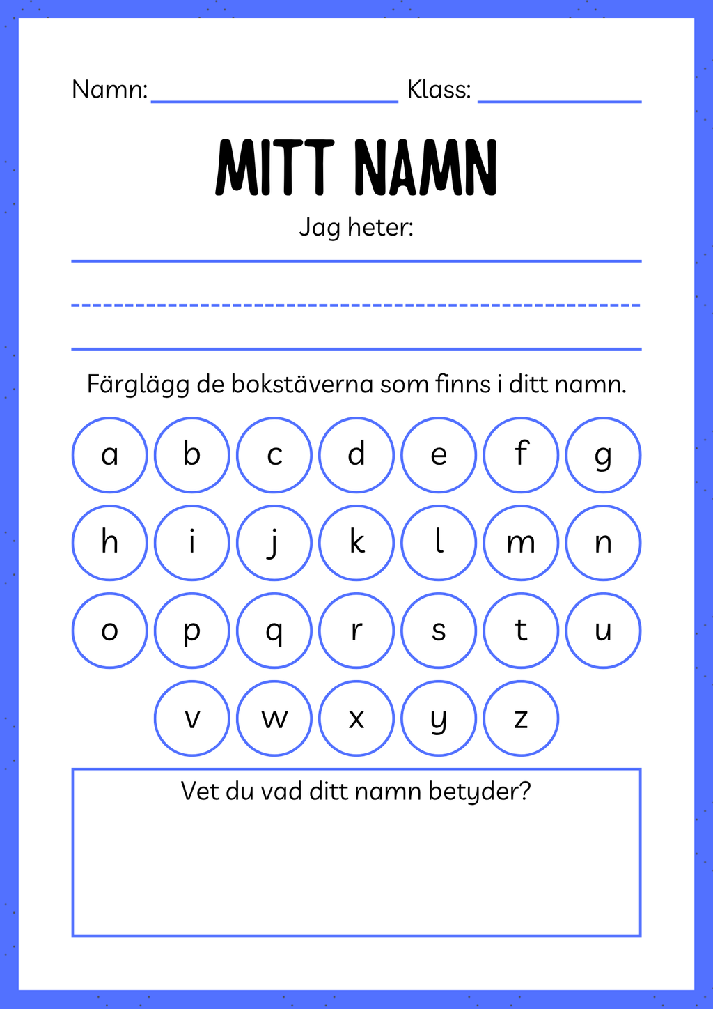 Jag lär mig bokstäver (120 sidor)