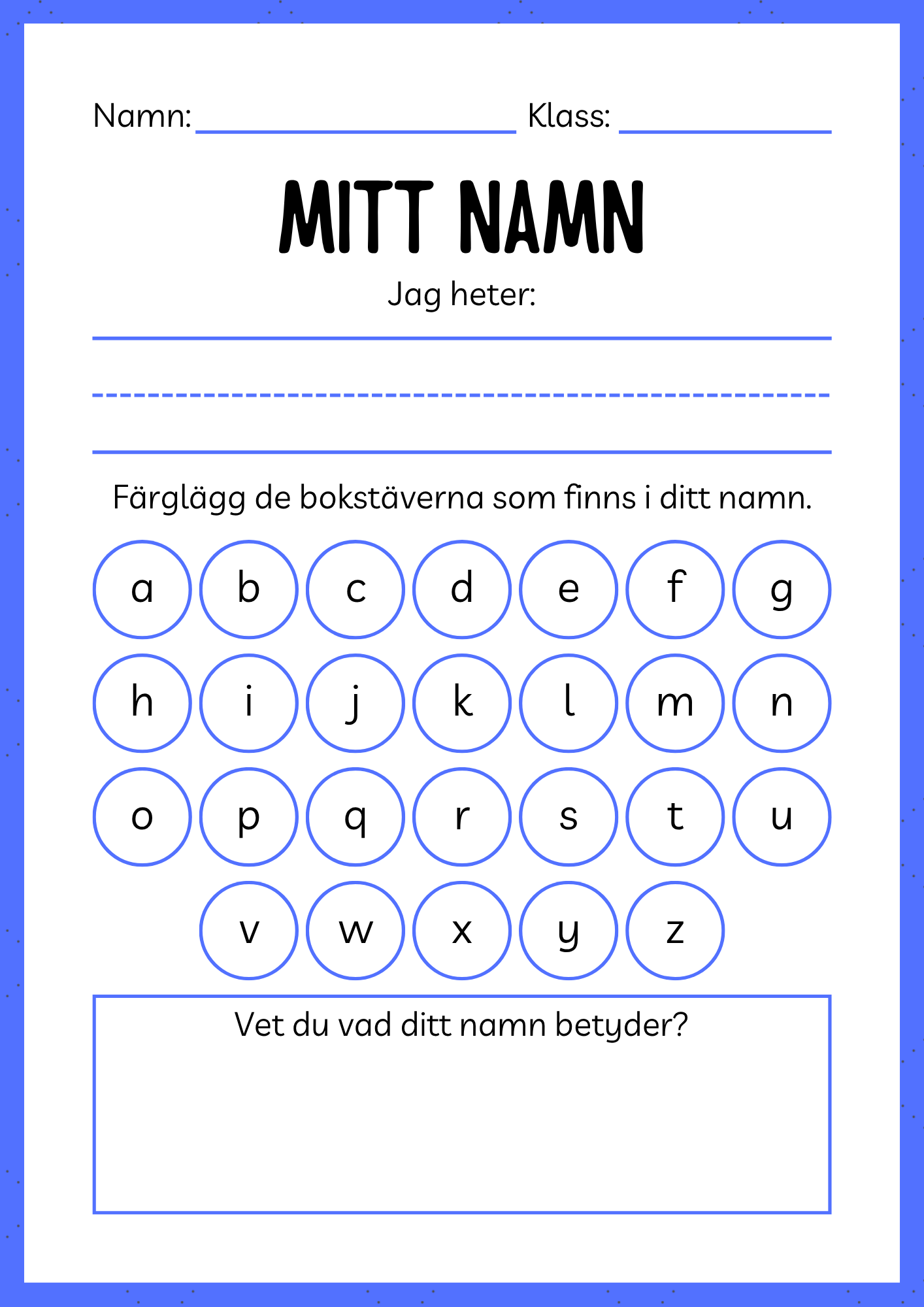 Jag lär mig bokstäver (120 sidor)