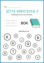 Jag lär mig bokstäverna - Häfte