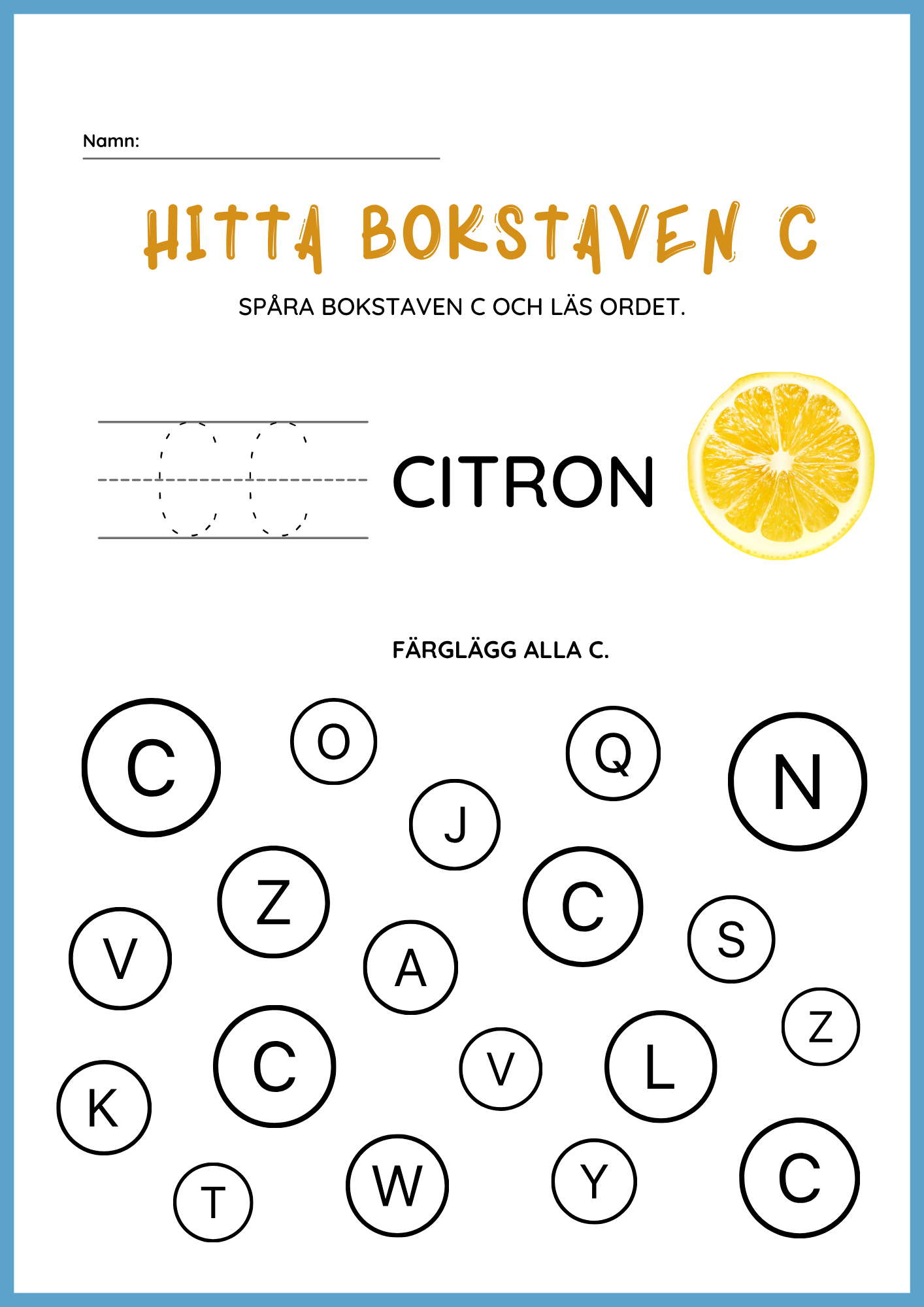 Jag lär mig bokstäverna - Häfte