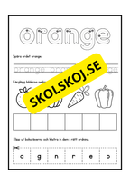 Jag lär mig färger - Finmotorisk träning