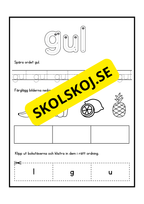 Jag lär mig färger - Finmotorisk träning