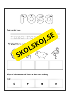 Jag lär mig färger - Finmotorisk träning