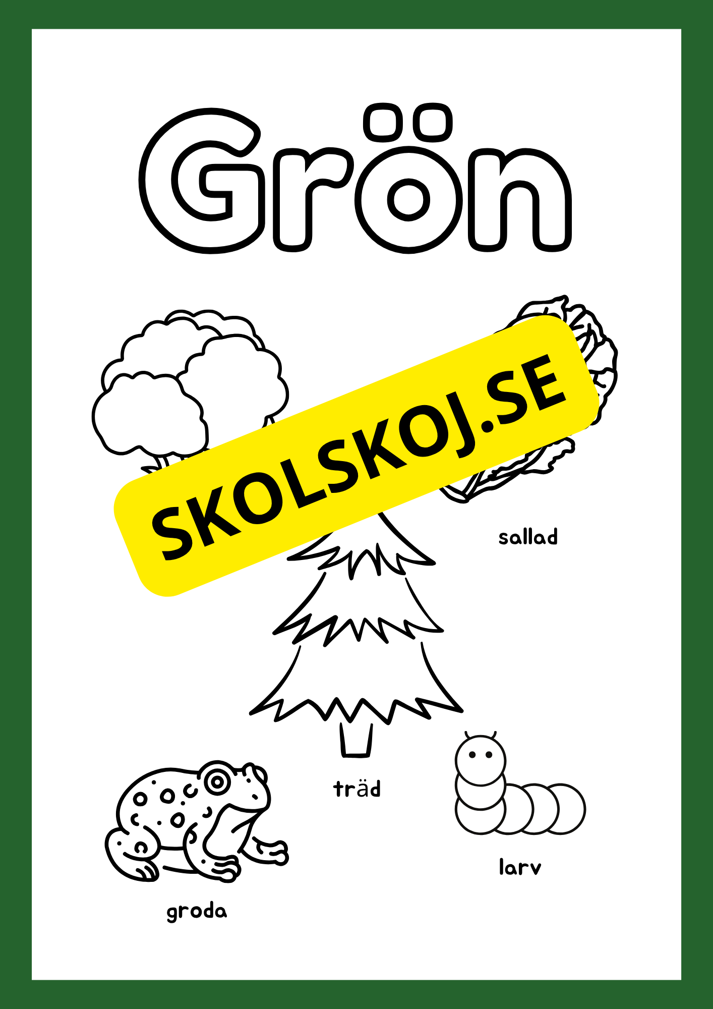Jag lär mig färger och andra ord