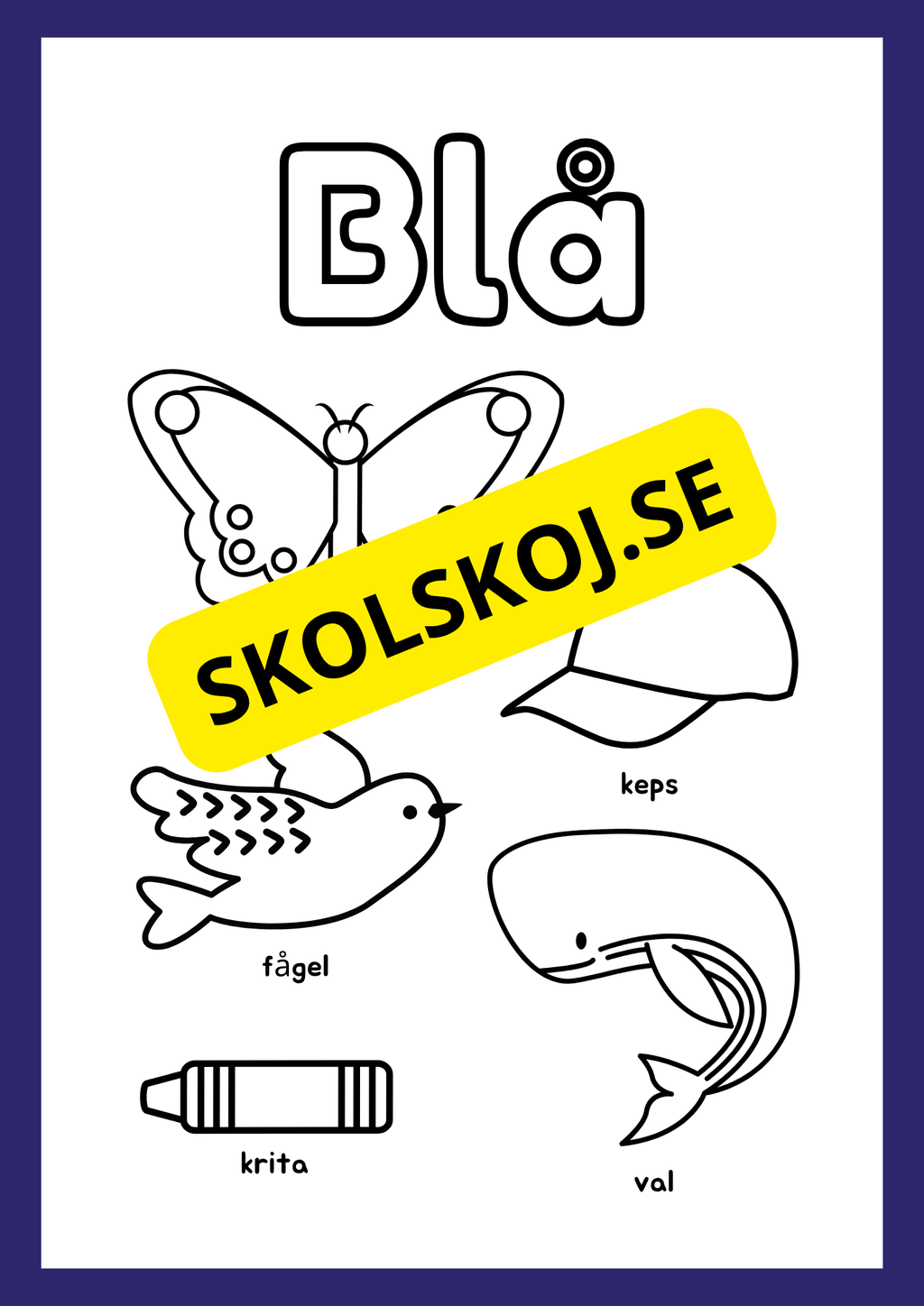 Jag lär mig färger och andra ord