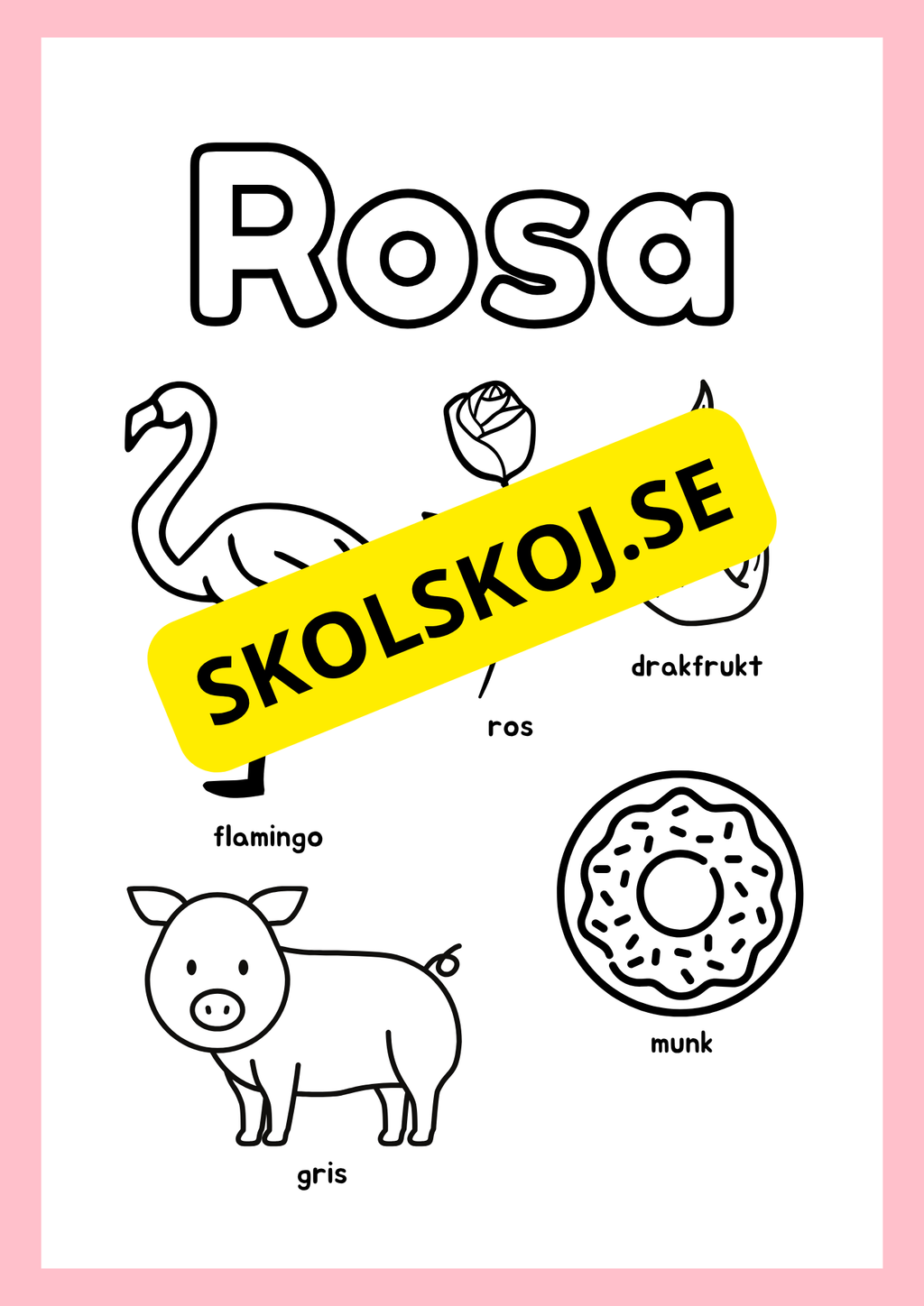 Jag lär mig färger och andra ord