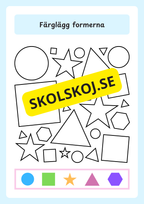 Jag lär mig former - Förskola - Årskurs 2
