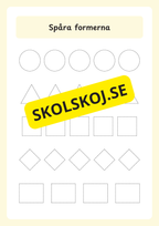 Jag lär mig former - Förskola - Årskurs 2