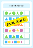Jag lär mig former - Förskola - Årskurs 2