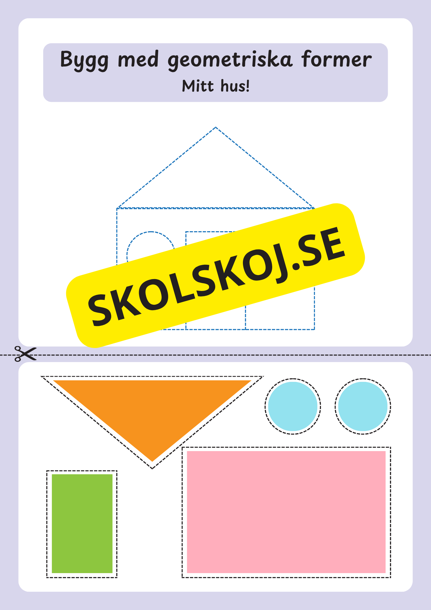 Jag lär mig former - Förskola - Årskurs 2