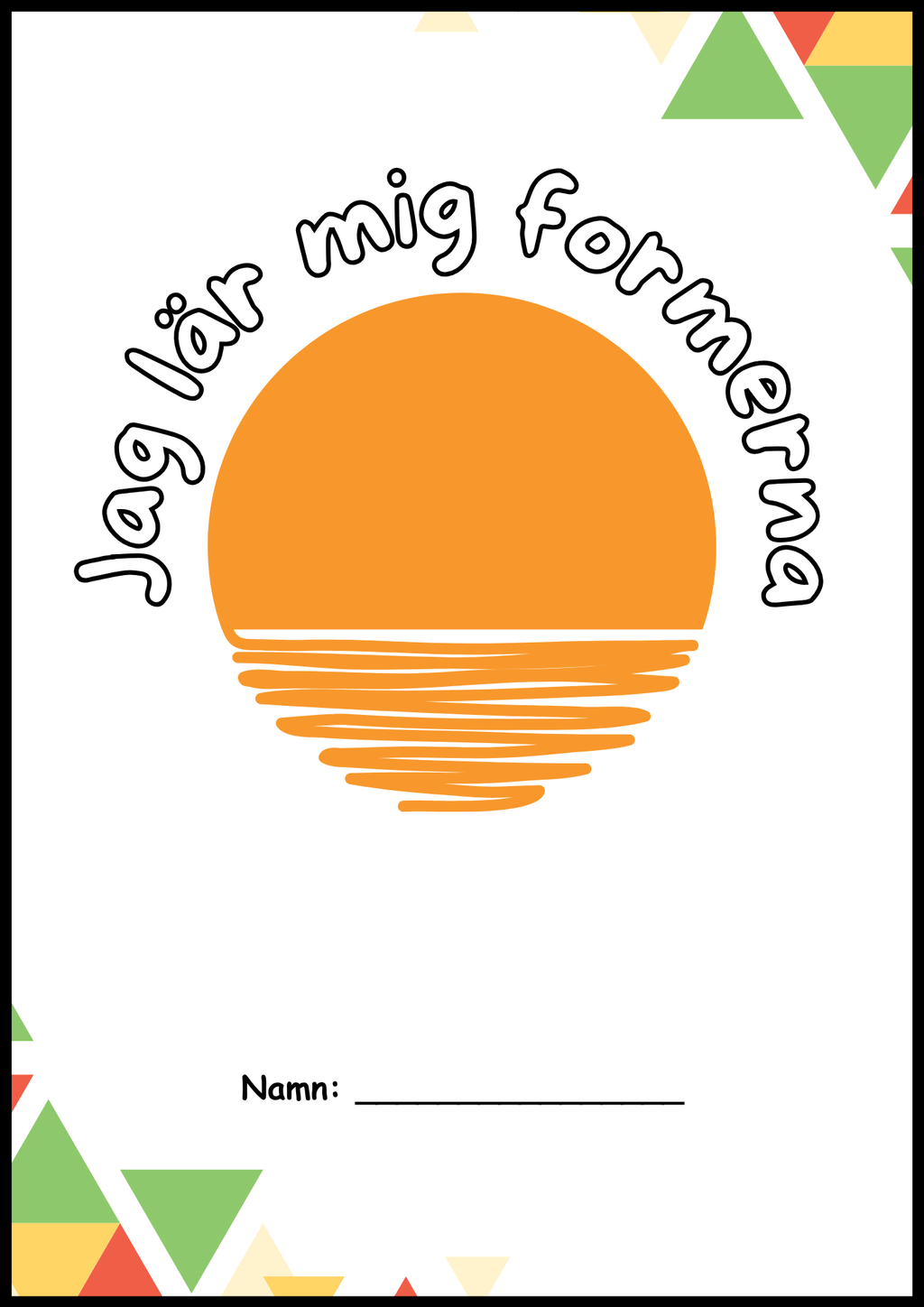 Jag lär mig formerna - Häfte