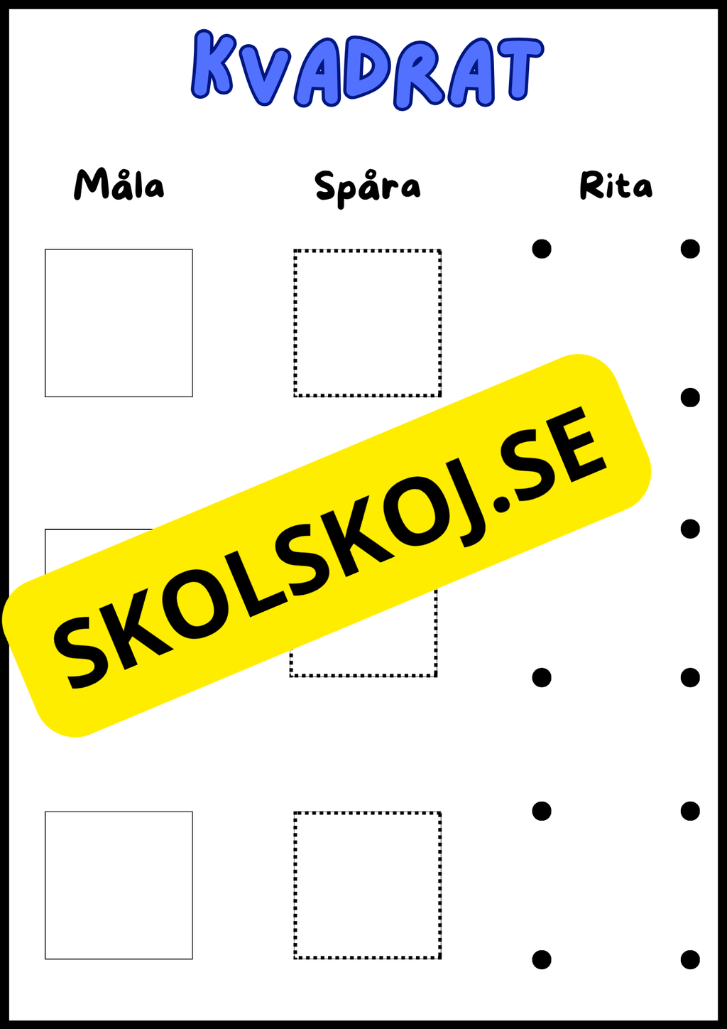 Jag lär mig formerna - Häfte