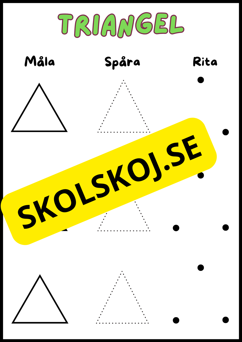 Jag lär mig formerna - Häfte
