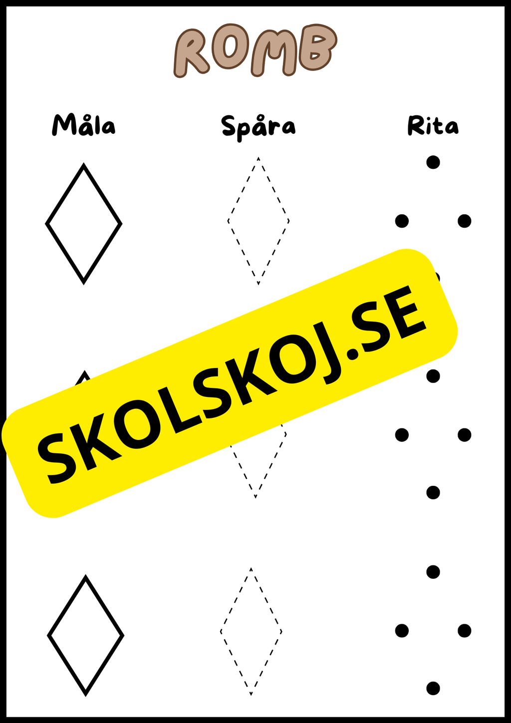 Jag lär mig formerna - Häfte