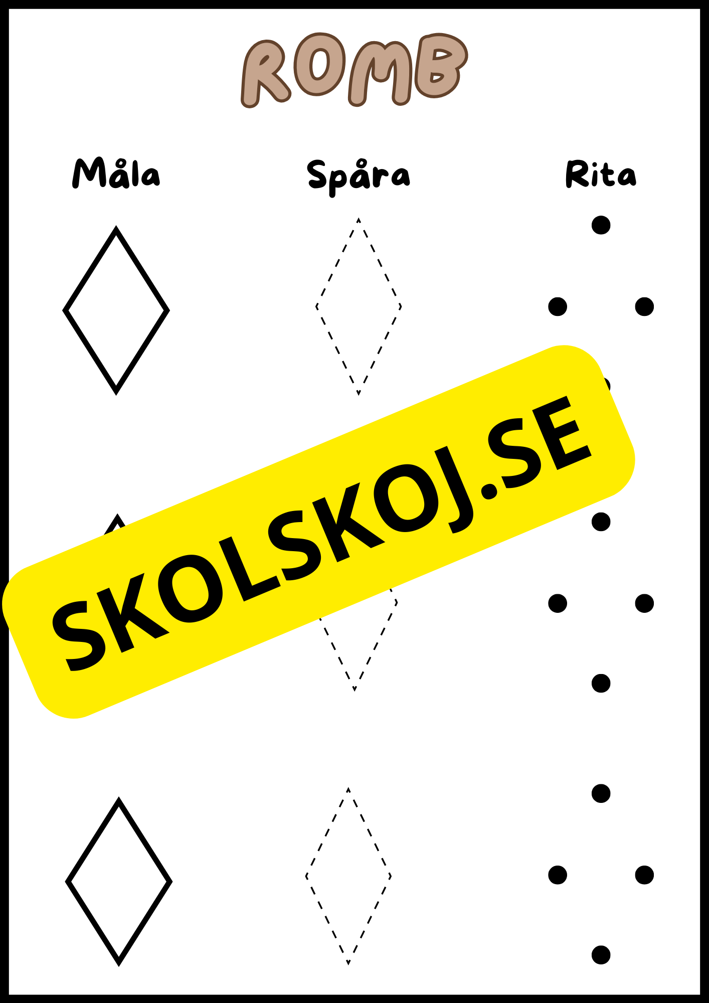 Jag lär mig formerna - Häfte