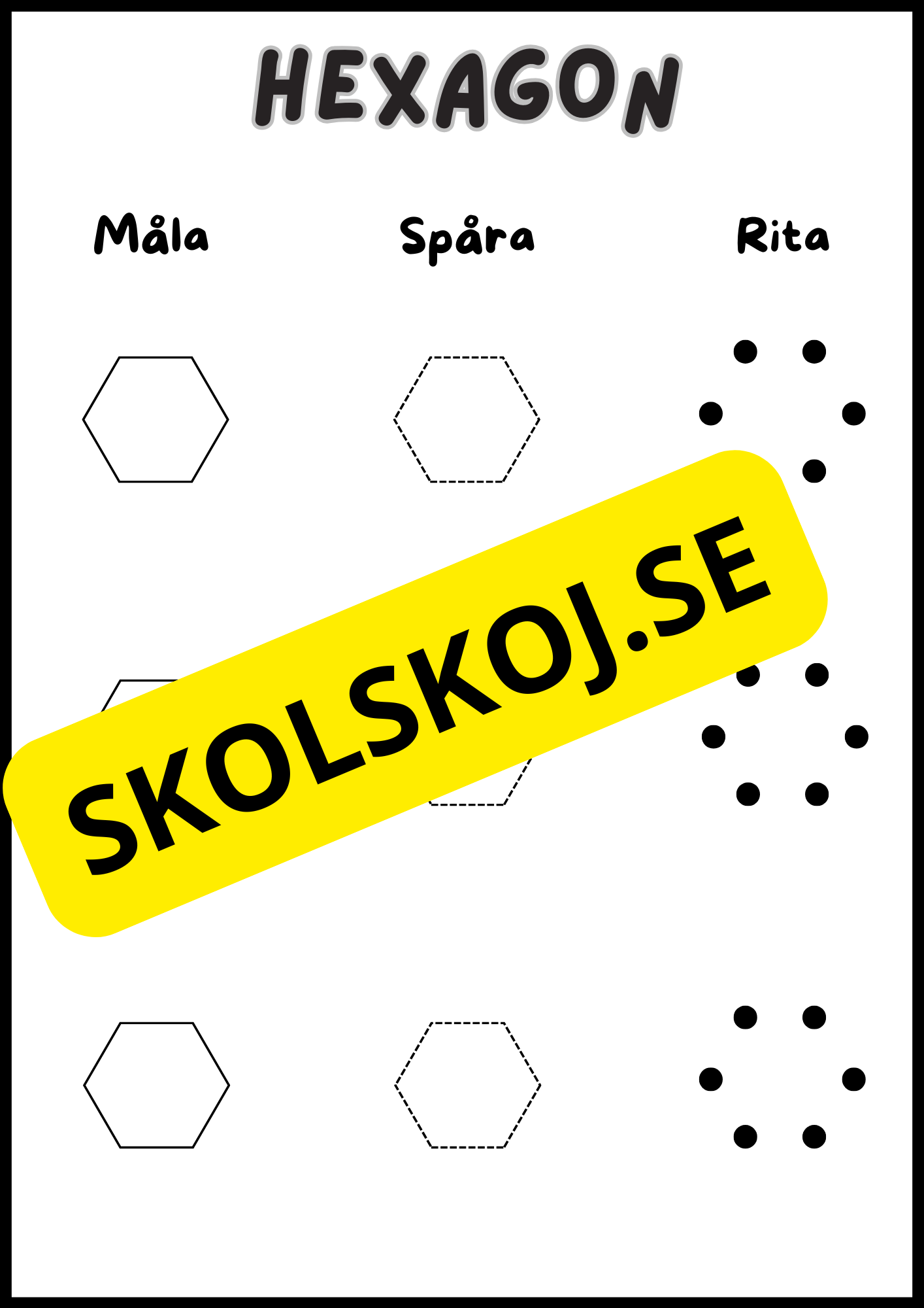 Jag lär mig formerna - Häfte