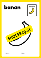 Jag lär mig frukterna