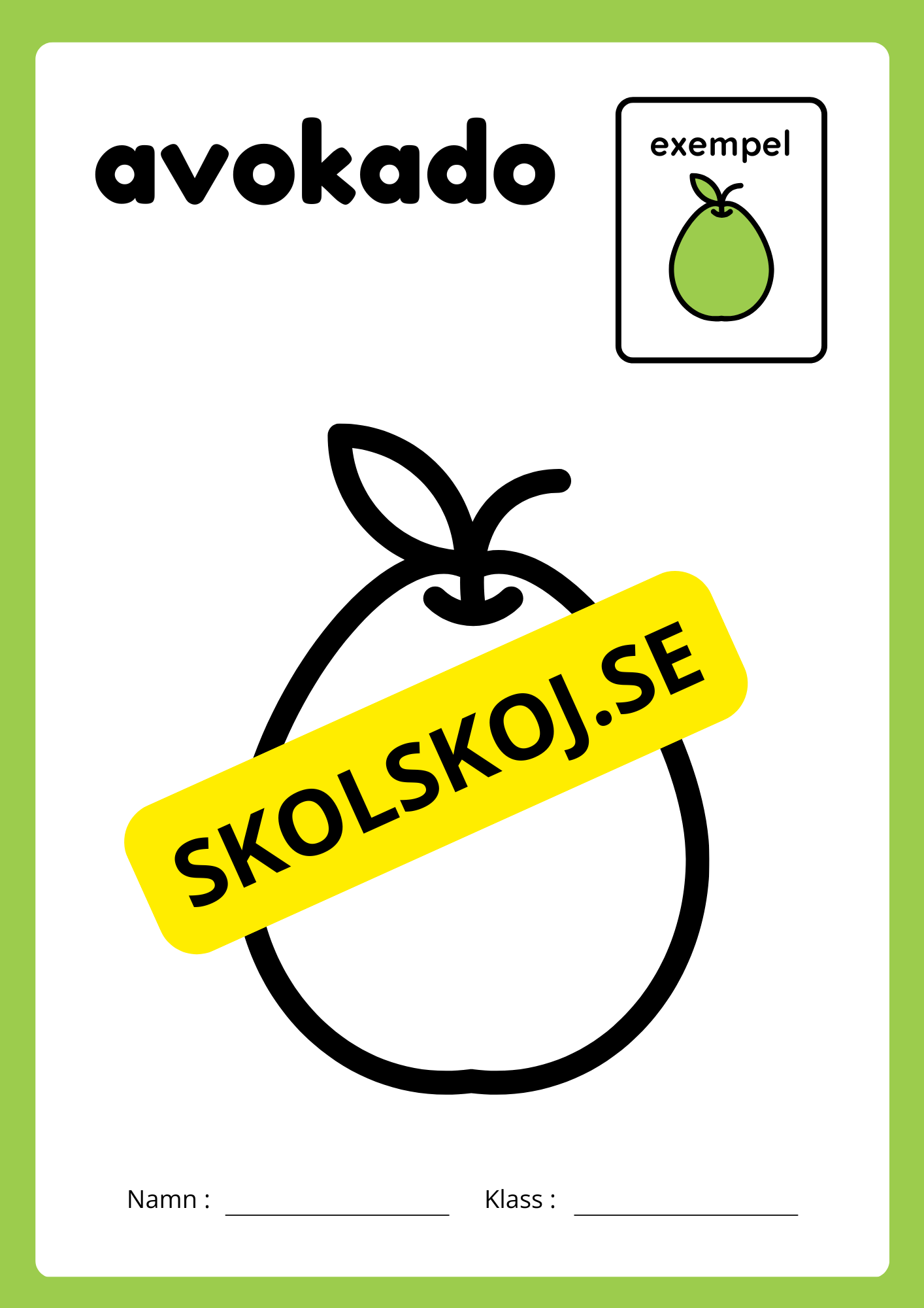 Jag lär mig frukterna