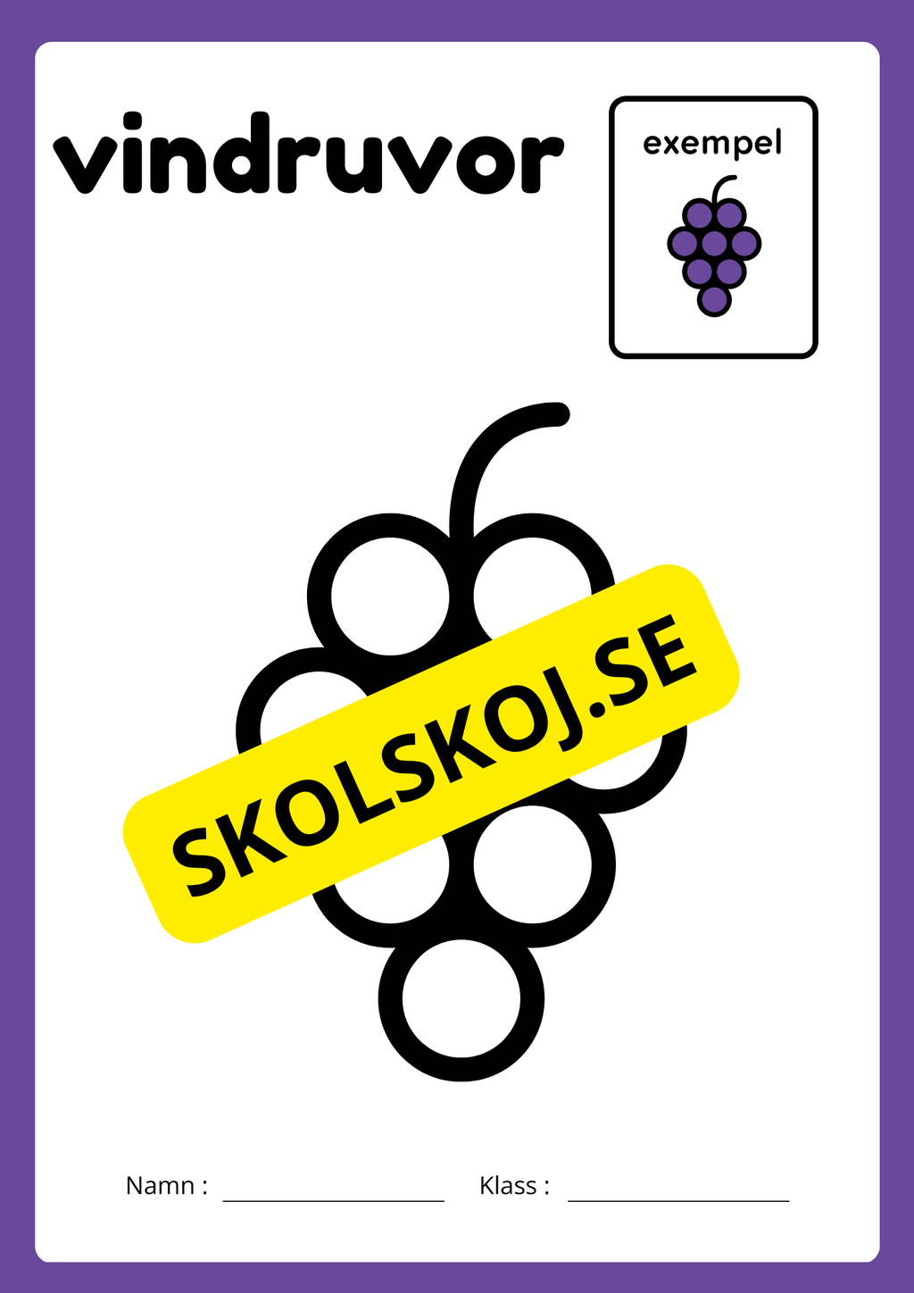 Jag lär mig frukterna