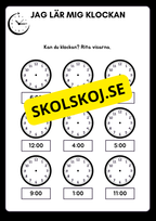 Jag lär mig klockan - Heltimme