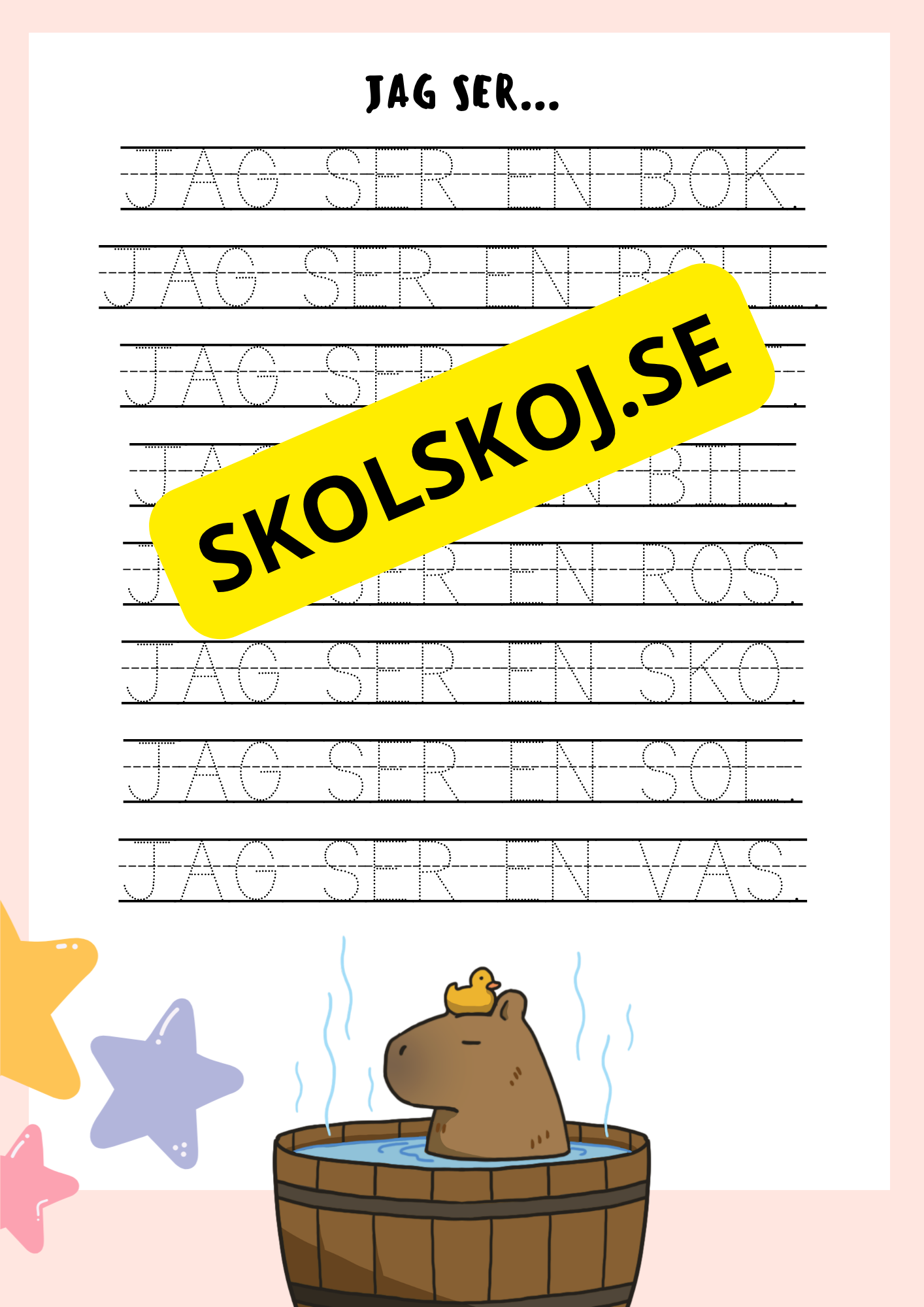Jag lär mig läsa och skriva