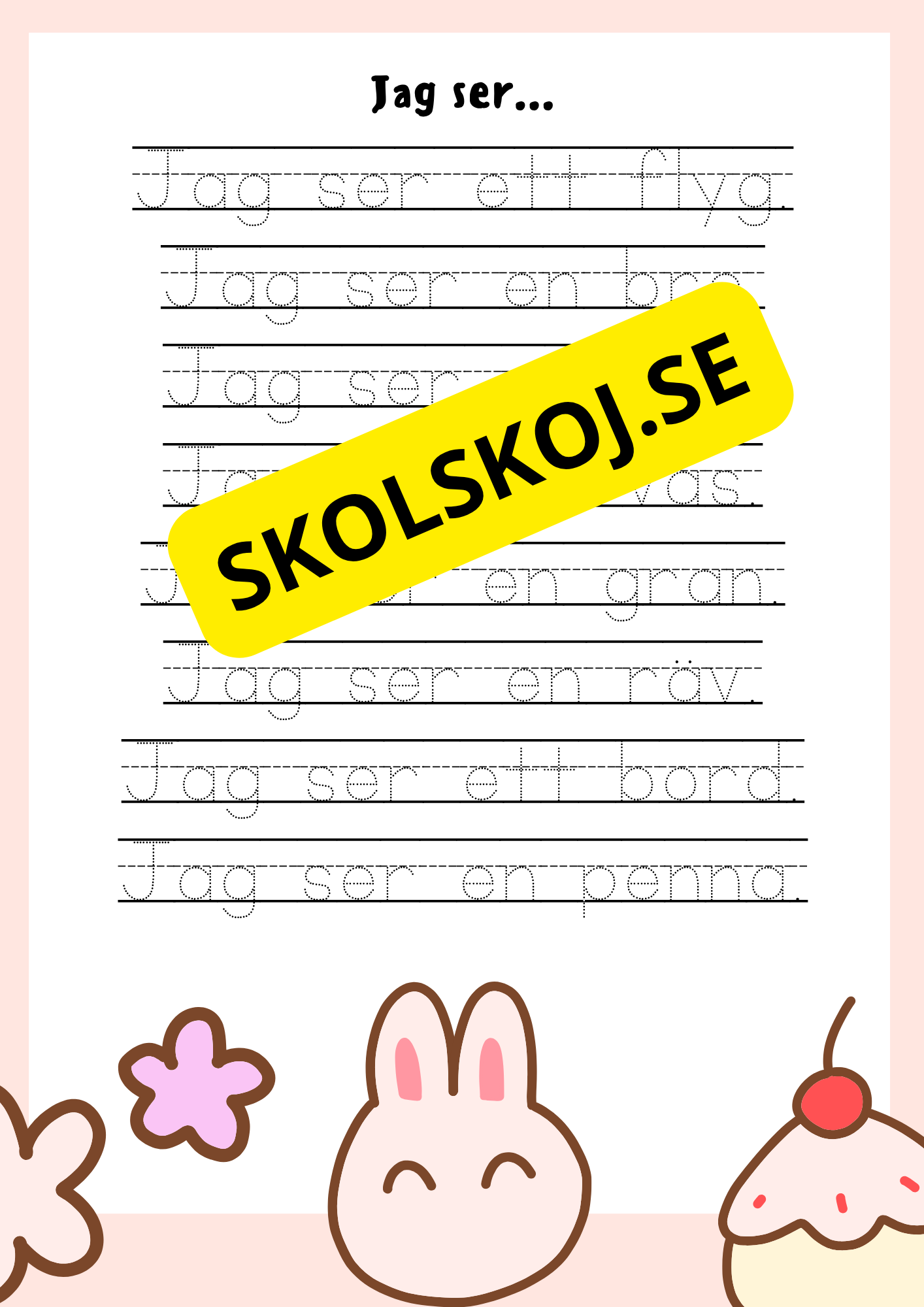 Jag lär mig läsa och skriva