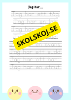 Jag lär mig läsa och skriva